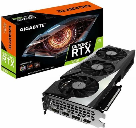 GIGABYTE GEFORCE RTX 3050 GAMING OC 8GB GRAPHICS CARD NEW, FAST SHIPPING