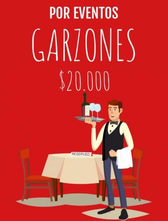 GARZONES POR EVENTOS $20.000